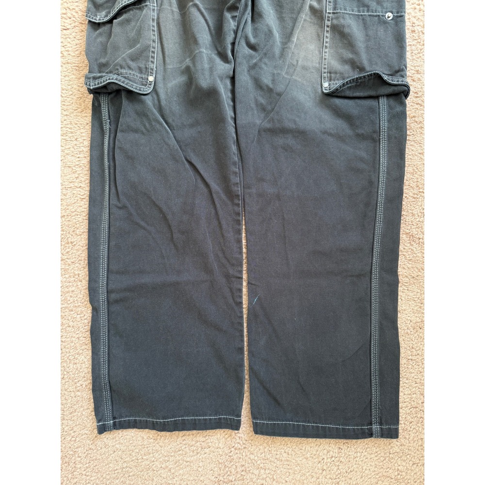 WURTH Cargo‎ Pants Mens 36x31 Dark Gray Black Work Utility Cotton Pockets - Picture 2 of 8